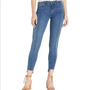 Free People Pintuck Skinny Jeans sz 28